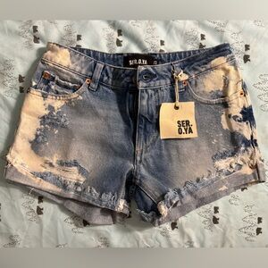 SER.O.YA Lex Jean shorts BNWT size 23